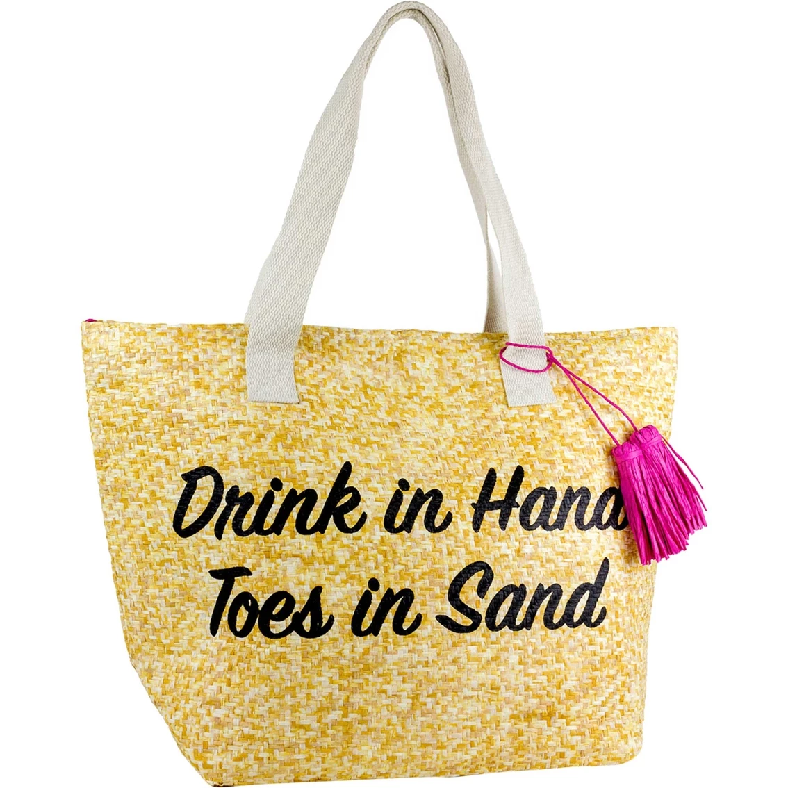 Top 10 🌟 Magid Drink In Hand Toes In Sand Insulated Straw Beach Tote ❤️ - Image 2
