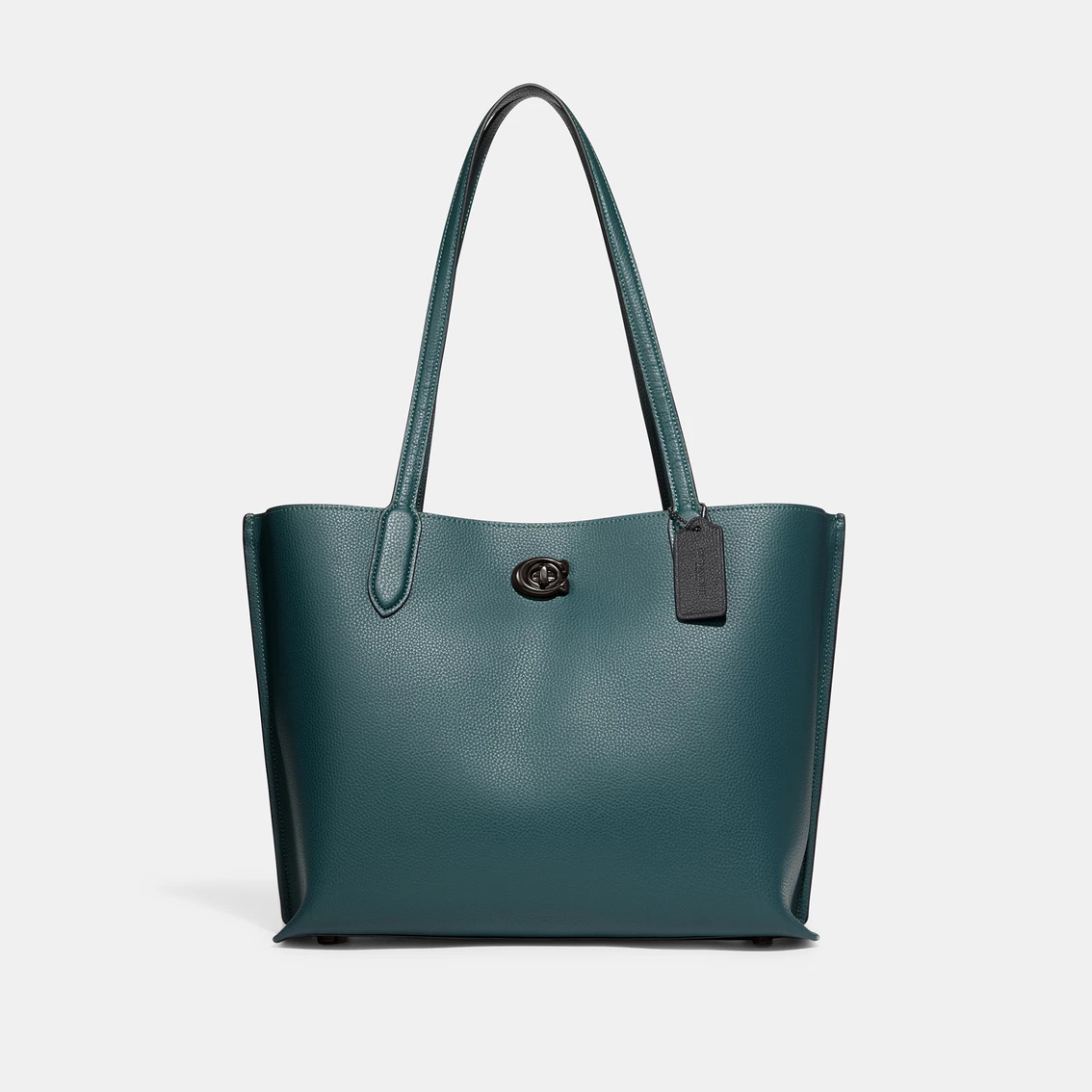 Deals ๐ COACH Polished Pebble Leather Willow Tote, Forest ๐