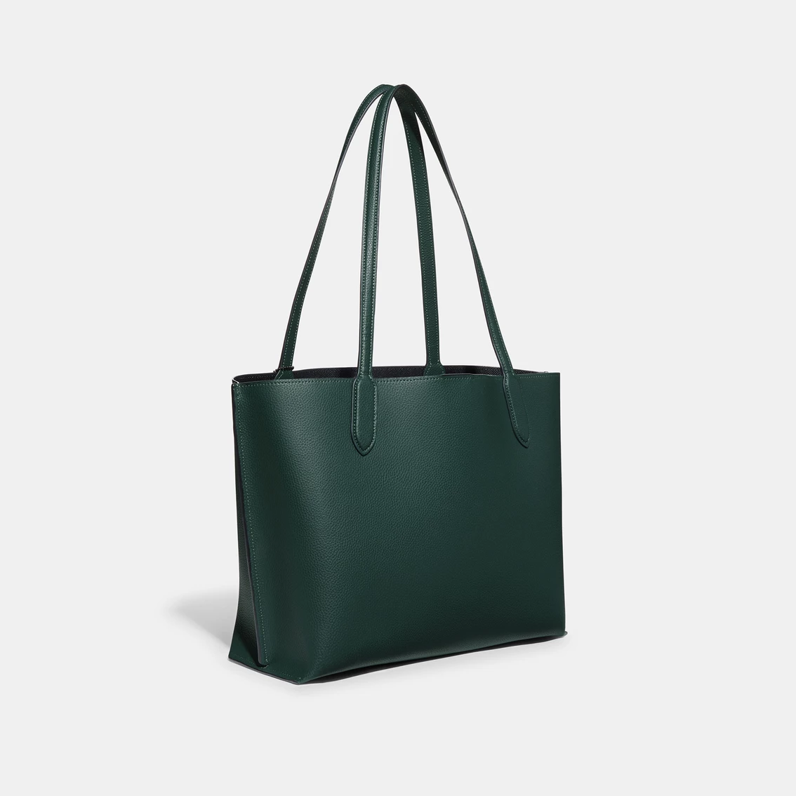 Deals ๐ COACH Polished Pebble Leather Willow Tote, Forest ๐ - Image 2