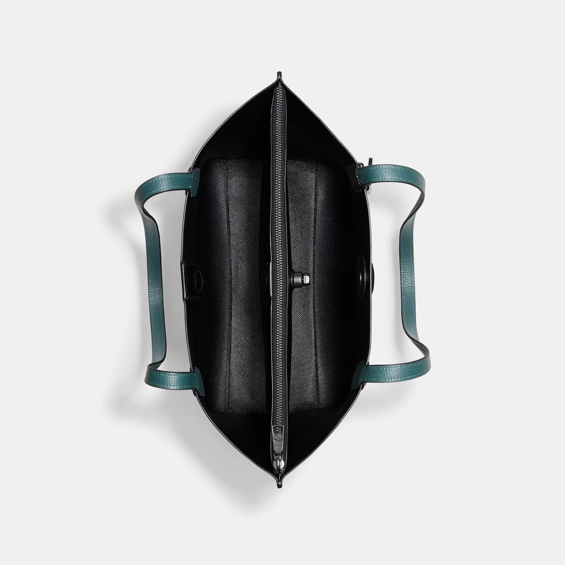 Deals ๐ COACH Polished Pebble Leather Willow Tote, Forest ๐ - Image 3