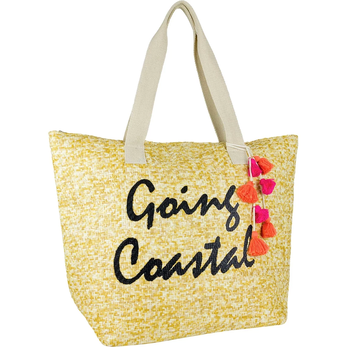 Flash Sale 🎉 Magid Going Coastal Insulated Straw Beach Tote 🔥