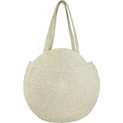 Best Pirce 🛒 Magid Jute With Woven Metallic Shine Lurex Circle Tote ⌛