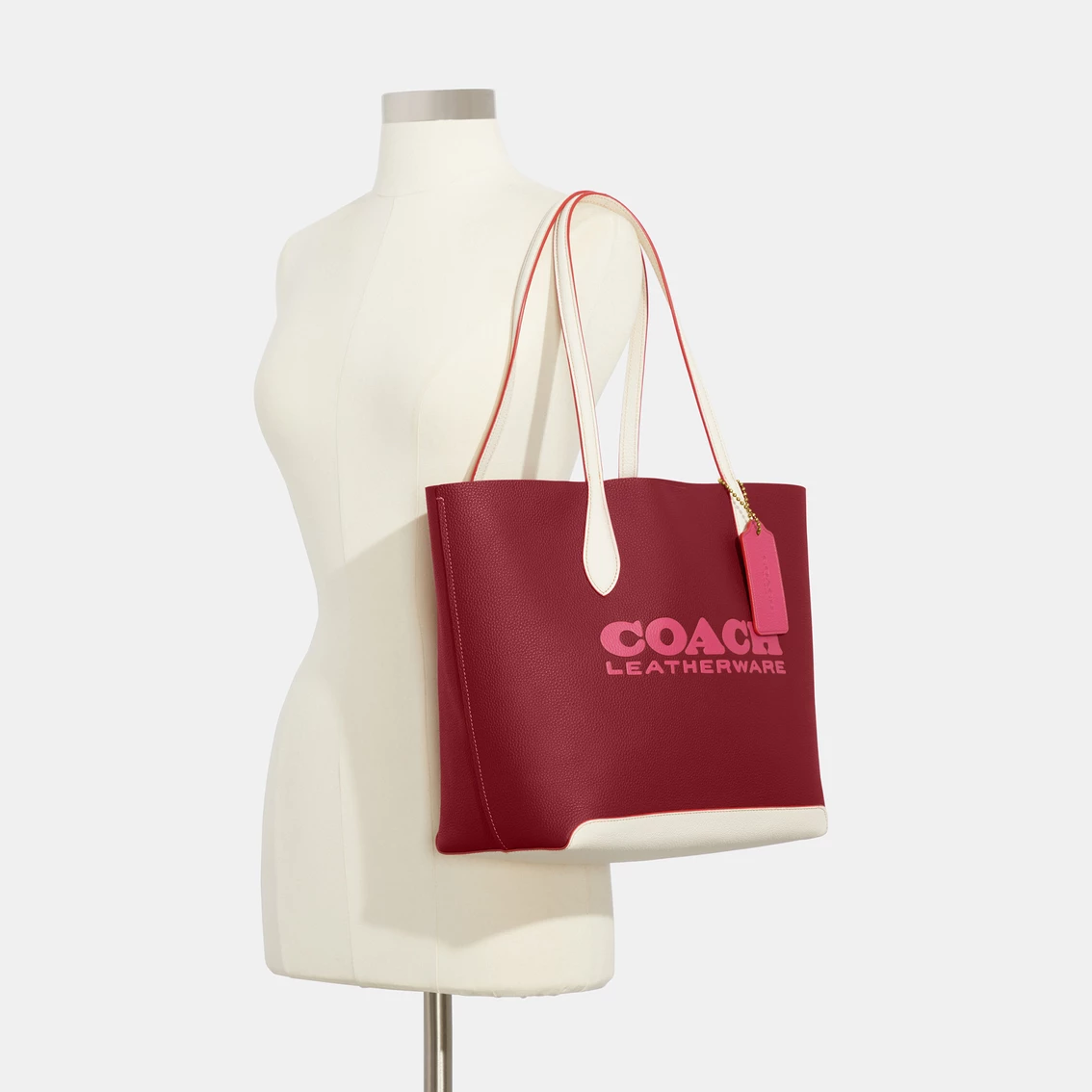 Wholesale 😀 Coach Kia Colorblock Leather Tote 🌟 - Image 5