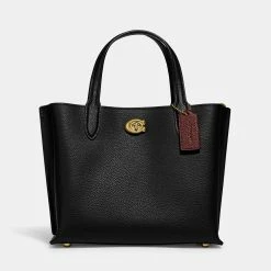 Best deal ⌛ COACH Polished Pebble Leather Willow Tote 24 ⌛