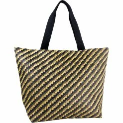 Deals ✔️ Magid Straw Abstract Printed Tote With Flat Handles ✨