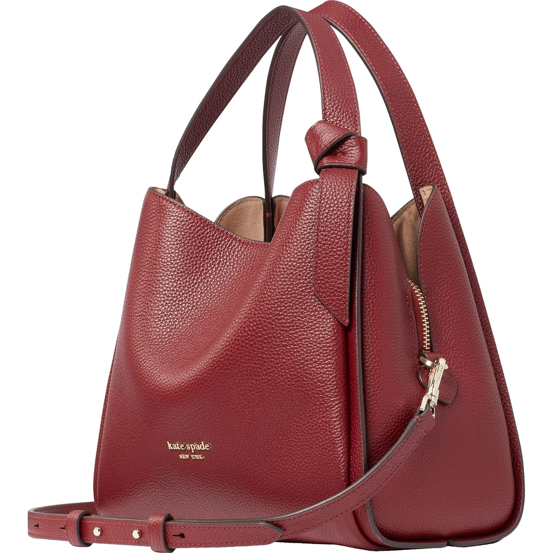 Best reviews of โจ Kate Spade New York Knott Pebbled Leather Medium Crossbody Tote โค๏ธ - Image 3