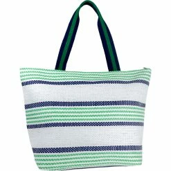 Hot Sale 🎁 Magid Straw Striped Flat Handle Tote 🛒