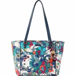 Budget 🌟 Sakroots Artist Circle Tote Lake Flower Power ⌛