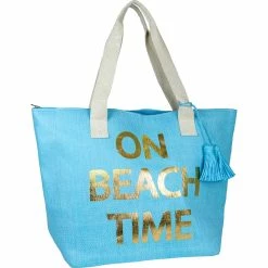 Cheapest 🧨 Magid On Beach Time Insulated Straw Beach Tote 🛒