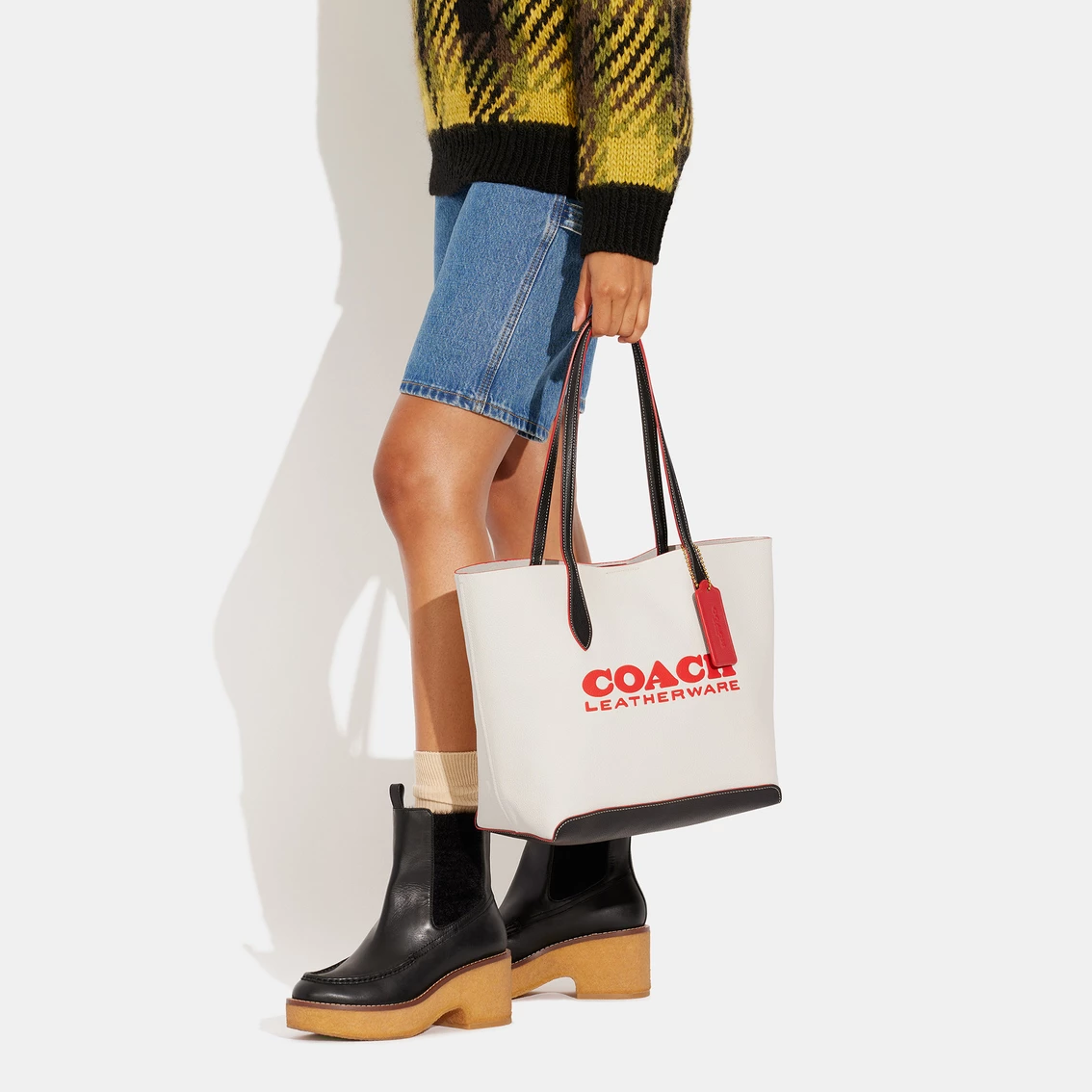 Coupon ✨ Coach Kia Colorblock Leather Tote 😍 - Image 6
