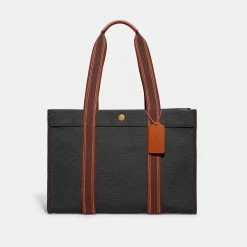 Promo 😍 COACH Signature Canvas Spin Tote 😉