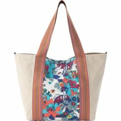 New ⌛ Sakroots Catalina Tote Lake Flower Power 🔔