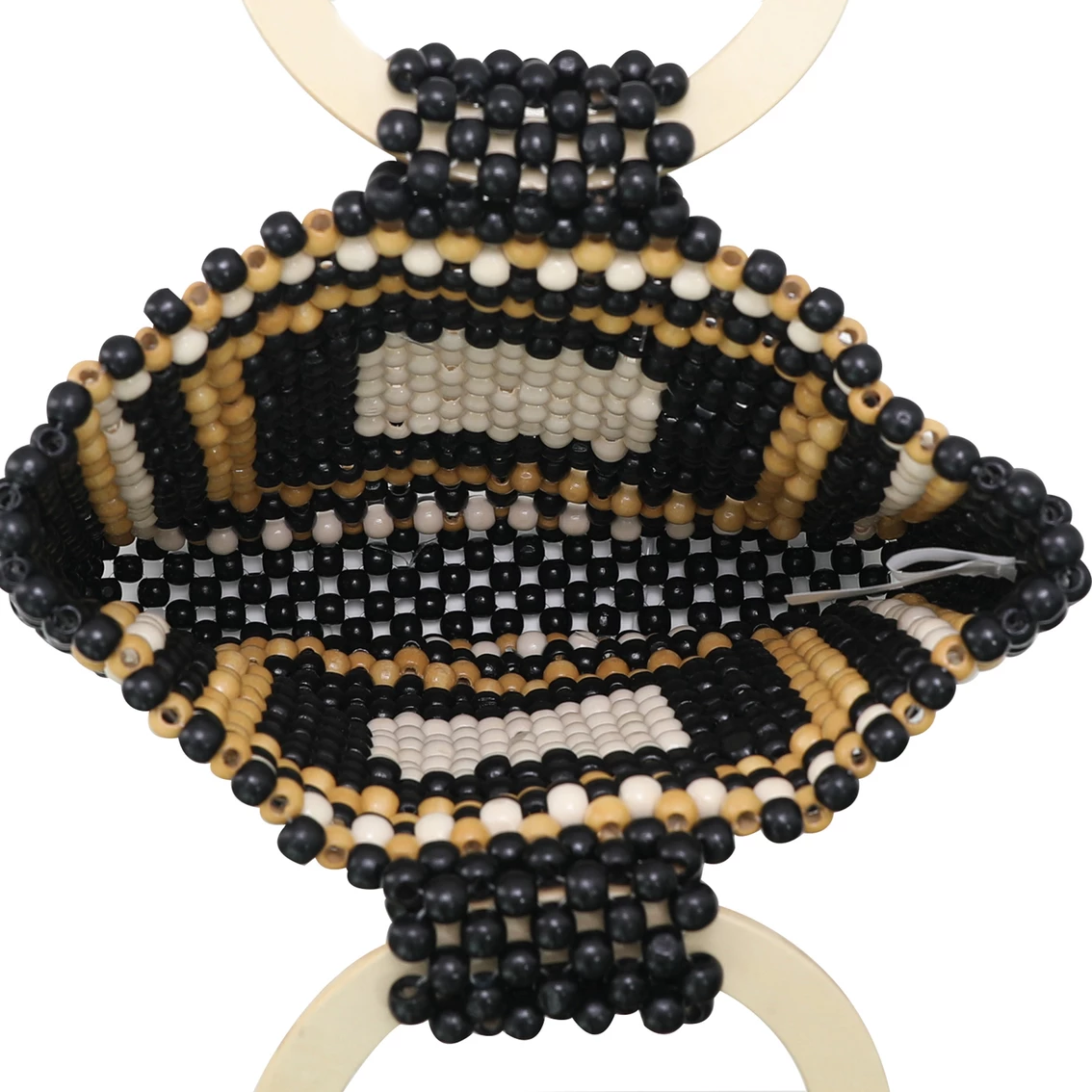 Budget โจ Violet Ray Becca Wooden Beaded Mini Tote โค๏ธ - Image 3