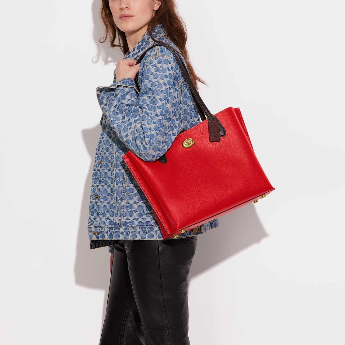 Discount ๐ COACH Colorblock Leather Willow Tote โ - Image 5