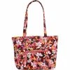Best Sale 🤩 Vera Bradley Small Vera Tote Signature Cotton 😀