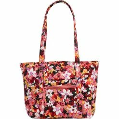 Best Sale 🤩 Vera Bradley Small Vera Tote Signature Cotton 😀