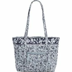 Promo ๐ Vera Bradley Small Vera Tote, Perennials Gray ๐คฉ