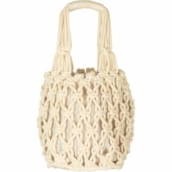 Best Sale 🧨 Bay Sky Cotton Crochet Top Handle Net Bag 🎉