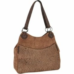 Brand new 🥰 Justin Weathered Tooling Pattern Tote ⭐