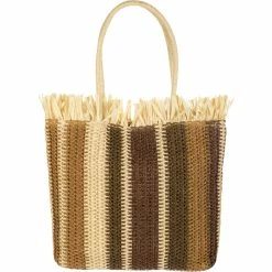 Promo ⌛ Bay Sky Vertical Stripe Tote 🎁
