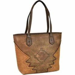 Cheapest ⭐ Justin Mixed Metal Studs Tote 😀