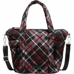 Flash Sale 👏 Vera Bradley Paris Plaid Small Multi Strap Tote ⭐