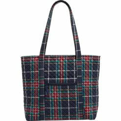 Outlet ✔️ Vera Bradley Tartan Plaid Vera Tote 🎉