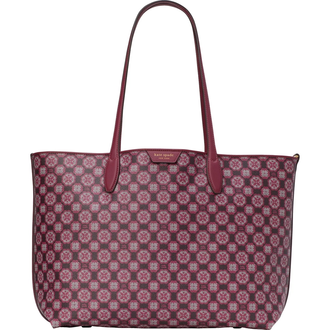 New ๐คฉ Kate Spade New York Spade Flower Monogram ๐งฅ Coated Canvas Sutton Medium Tote ๐