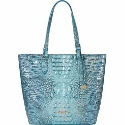 Top 10 🤩 Brahmin Arctic Blue Melbourne Ellen Tote ❤️