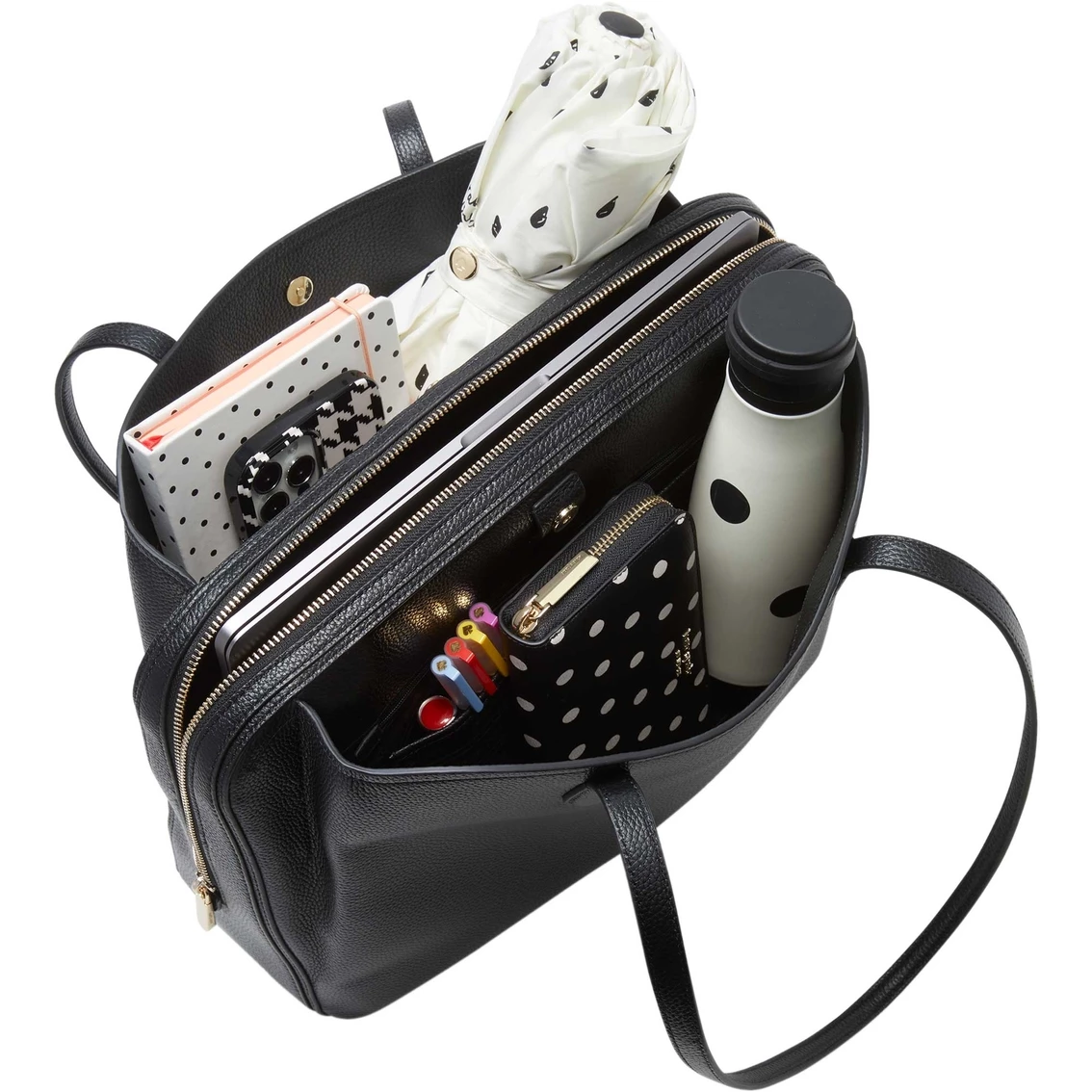 Best Sale ๐คฉ Kate Spade New York Hudson Pebbled Leather Large Work Tote ๐ฅฐ - Image 4