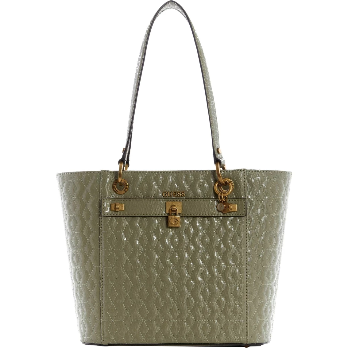 Top 10 ๐ฅ Guess Noelle G Shine Small Elite Tote ๐