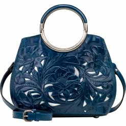 Best Pirce 😀 Patricia Nash Aria Cutout Tooled Leather Shopper 🧨
