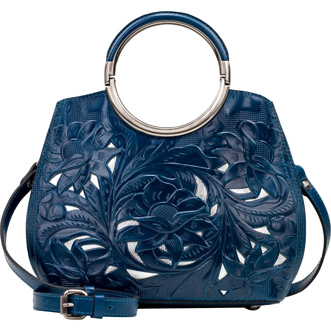 Best Pirce ๐ Patricia Nash Aria Cutout Tooled Leather Shopper ๐งจ