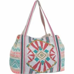 Outlet 🌟 Magid Aztec Pattern Cotton Jacquard Tote 🎉