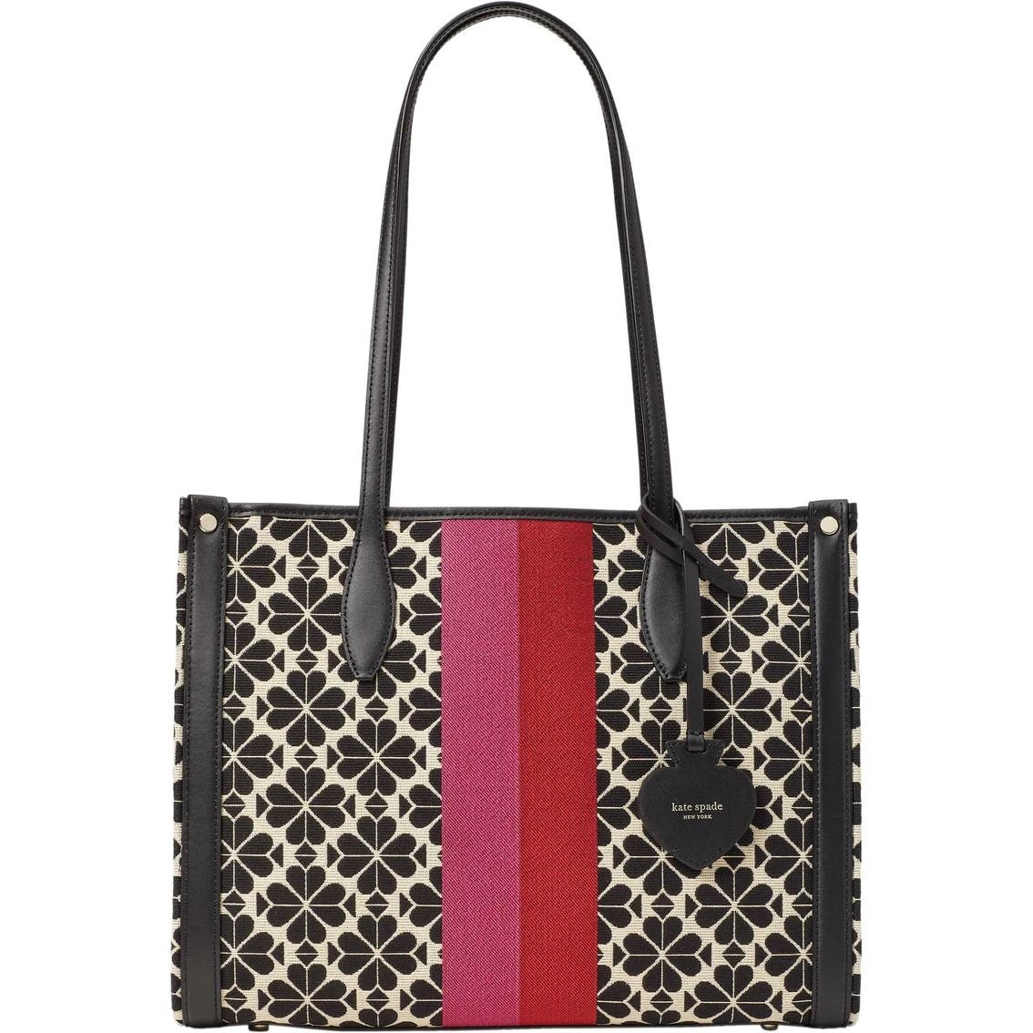 Discount 𧨠Kate Spade New York Flower Jacquard Stripe Market Medium Tote π