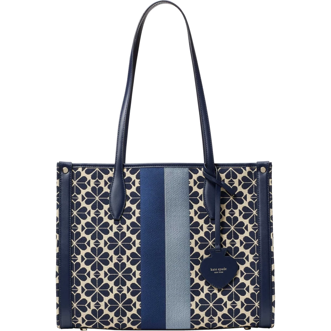 Discount 𧨠Kate Spade New York Flower Jacquard Stripe Market Medium Tote π - Image 2