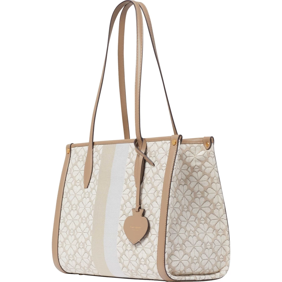 Buy ๐ Kate Spade New York Spade Flower Jacquard Stripe Market Medium Tote โค๏ธ - Image 4