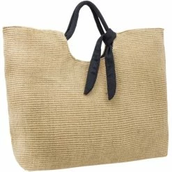 Buy 🧨 Magid Burlap Bow Top Handle Tote 👏