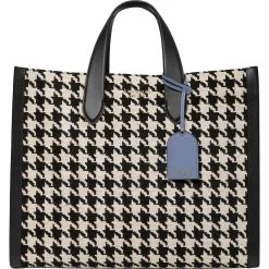 Buy ๐ Kate Spade New York Manhattan Houndstooth Chenille Fabric Large Tote ๐