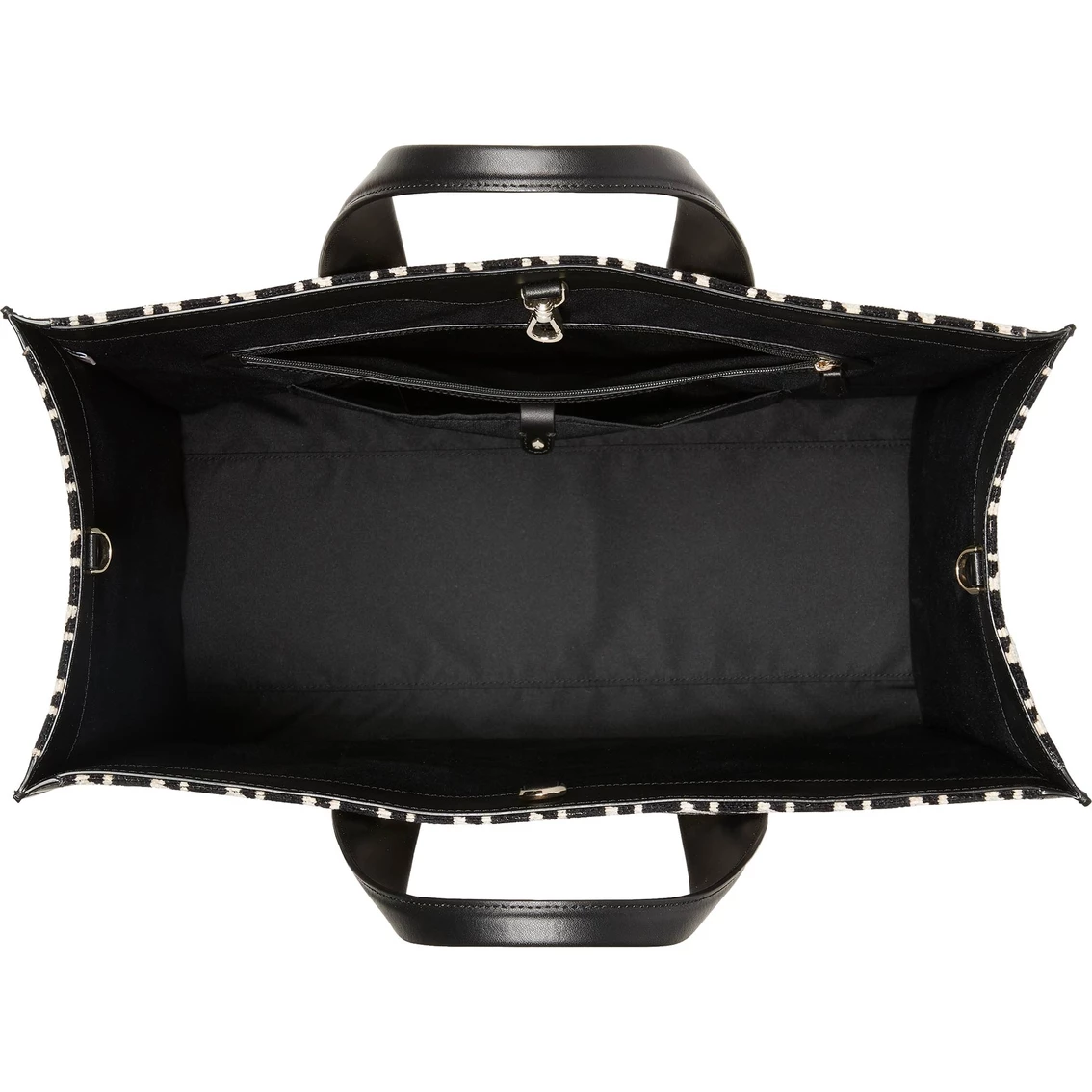 Buy ๐ Kate Spade New York Manhattan Houndstooth Chenille Fabric Large Tote ๐ - Image 2